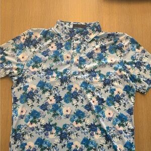 Beautiful Men’s large G/Fore floral polo